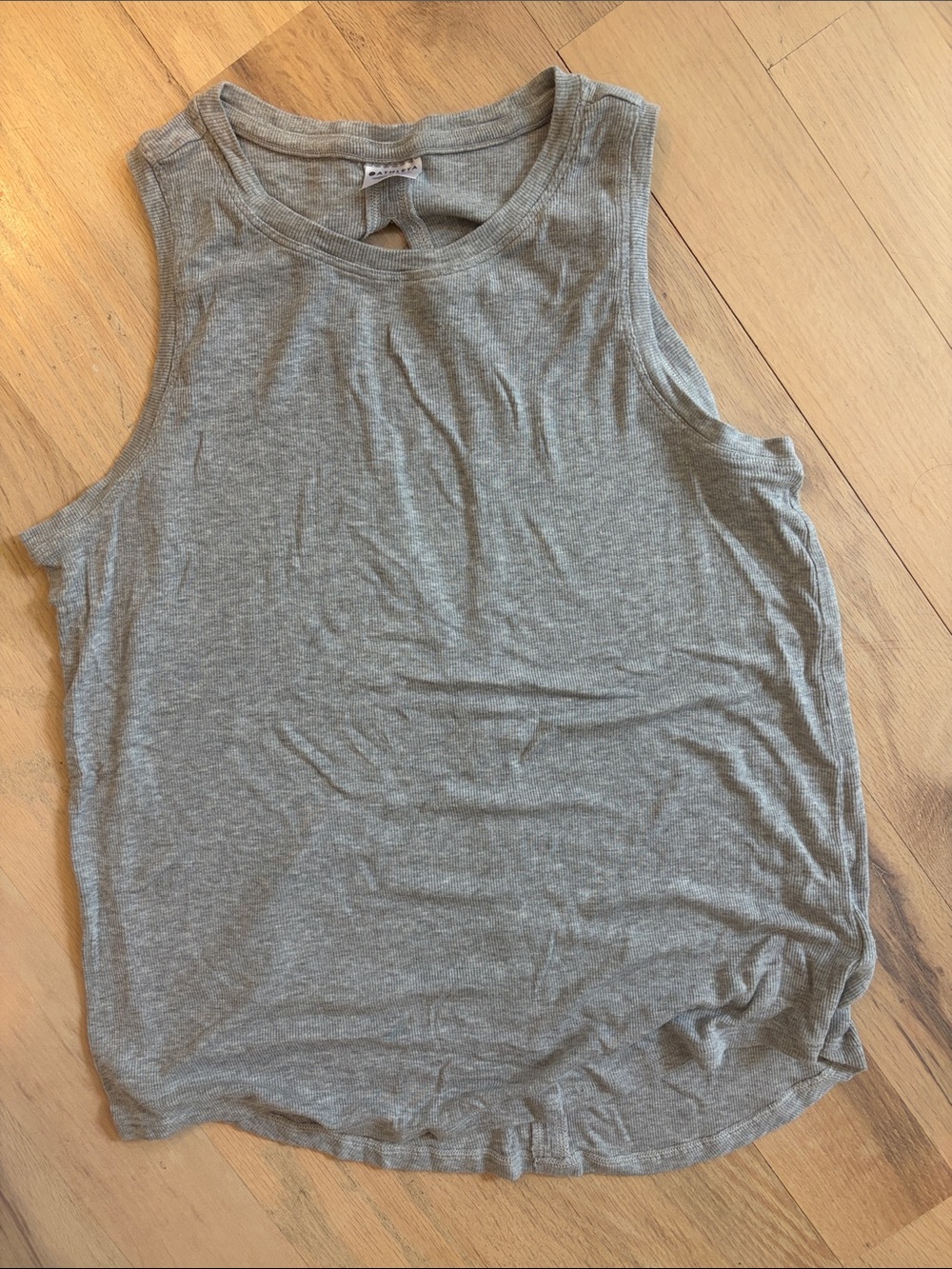Athleta Lightweight Gray Scoop Neck Tank Top